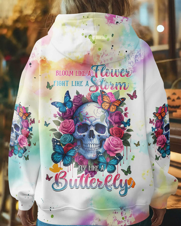 Bloom Like A Flower Fight Like A Storm Shirt