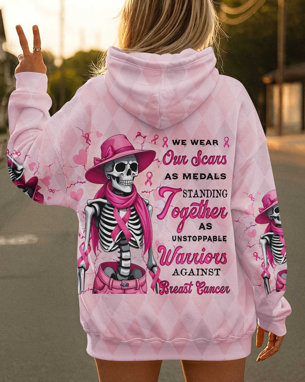 We Wear Our Scars As Medals Standing Together Shirt