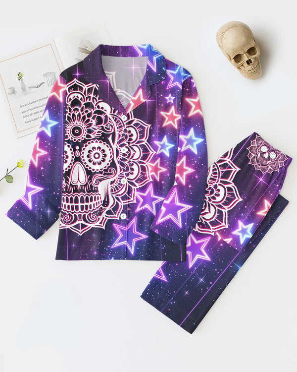 Mandala Skull All Over Print Pajamas