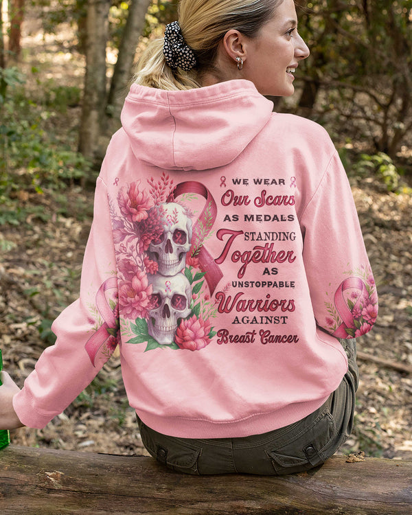 We Wear Our Scars As Medals Standing Together Shirt