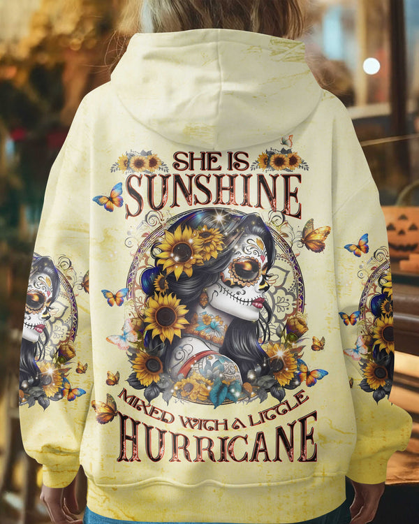 She Is Sunshine Mixed With A Little Hurricane Shirt