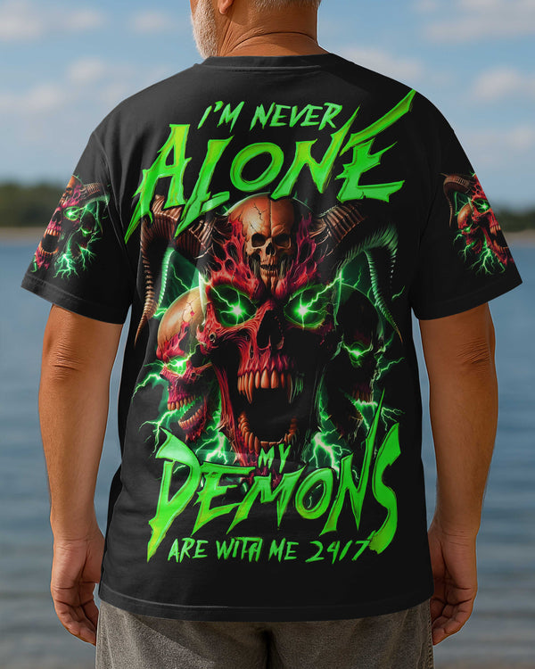 I'm Never Alone My Demons Are With Me Shirt