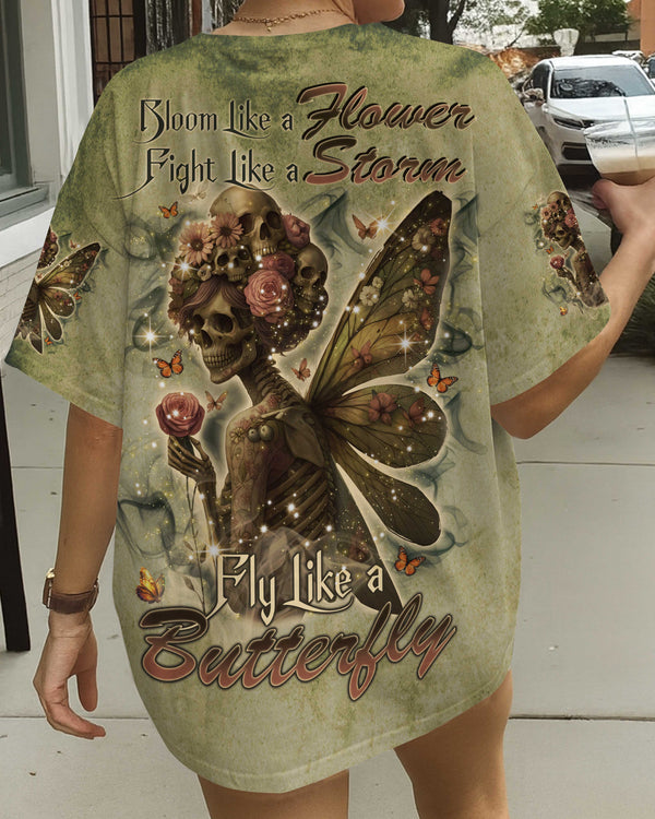 Bloom Like A Flower Fight Like A Storm Fly Like A Butterfly Shirt