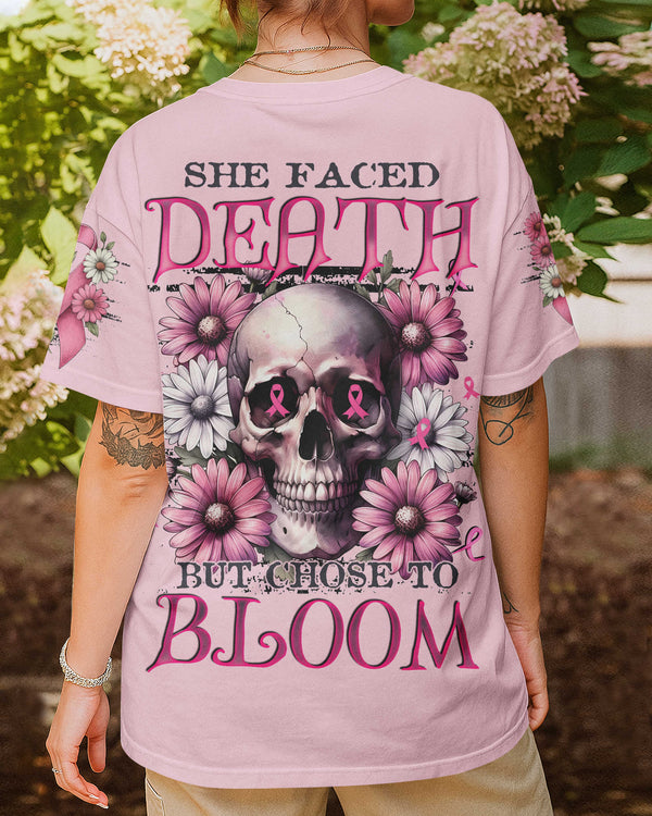 She Faced Death But Chose To Bloom Shirt