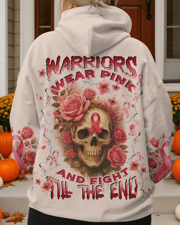 Warriors Wear Pink And Fight Til The End Shirt