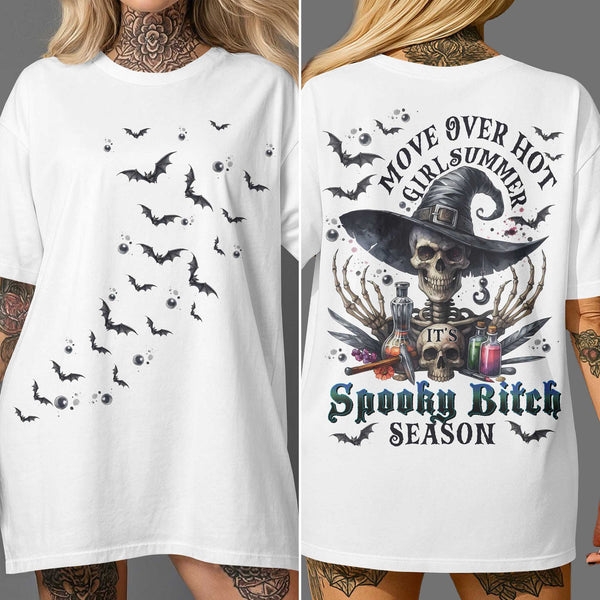 Move Over Hot Girl Summer It's Spooky Bitch Season Shirt